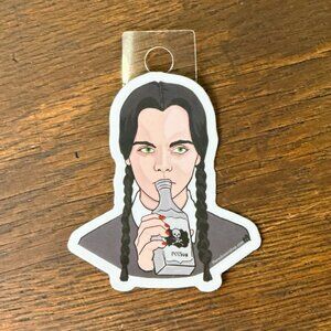 Wednesday Addams Vinyl Sticker